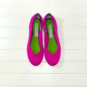 Rothy’s The Flat Ballet Flat in Dragon Fruit